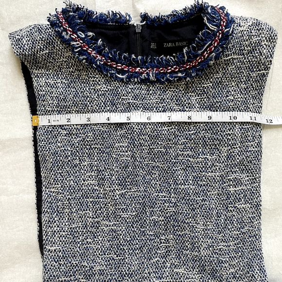 Zara Basic Mini Dress with Cut Outs Size S - Picture 4 of 8